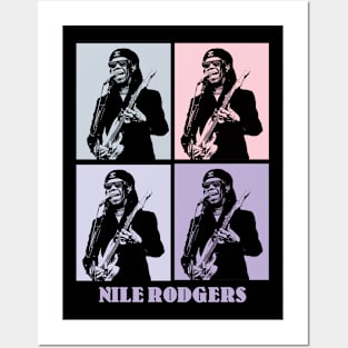 Nile Rodgers Guitar Player Pop Art Posters and Art